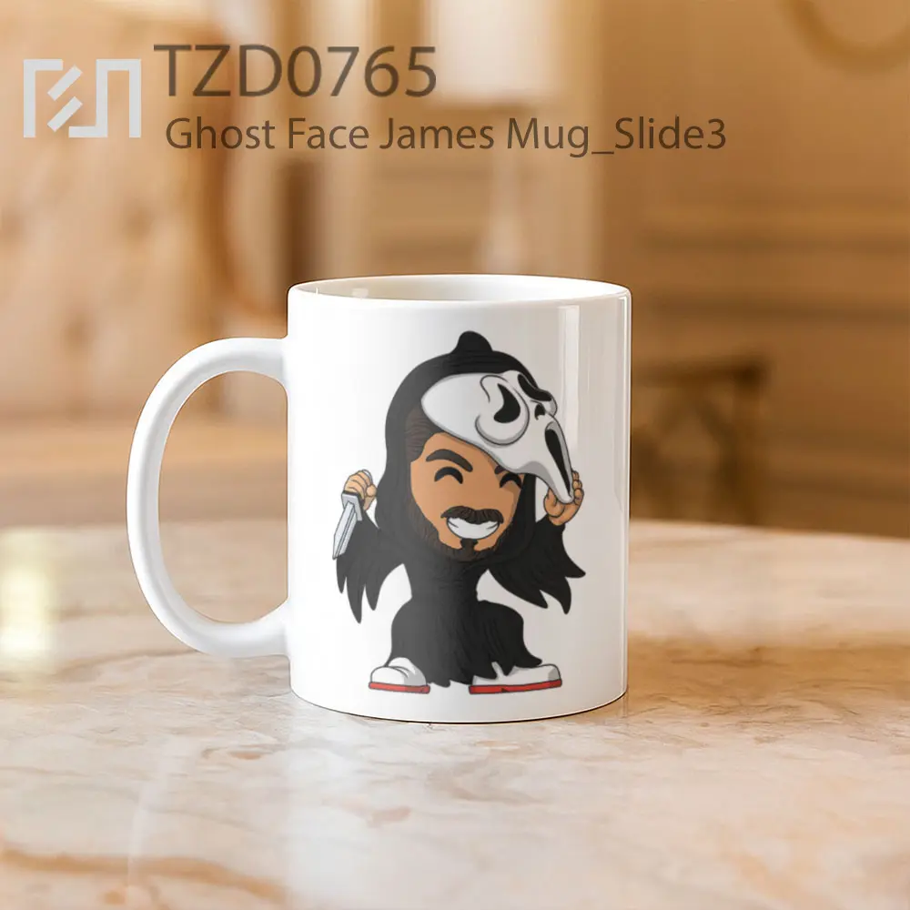 Ghost Face James Mug - All-side / Desain