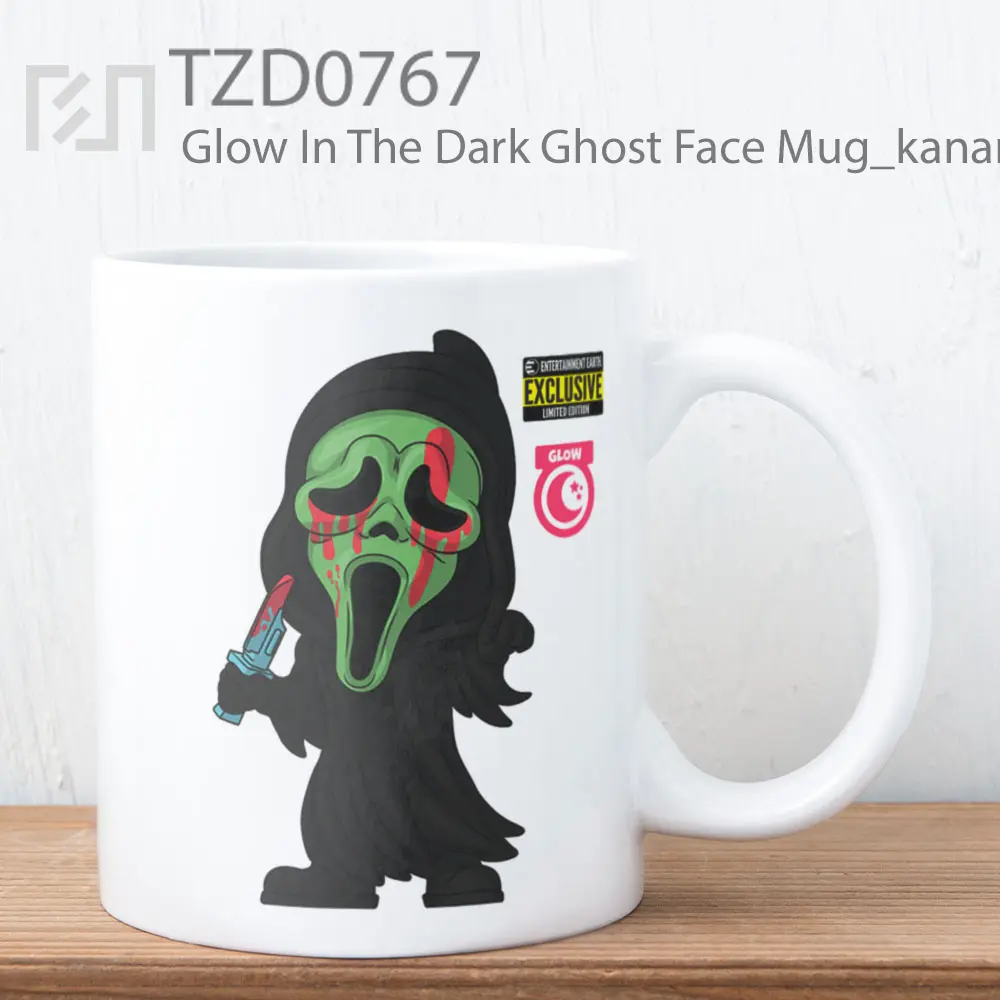 Glow In The Dark Ghost Face Mug