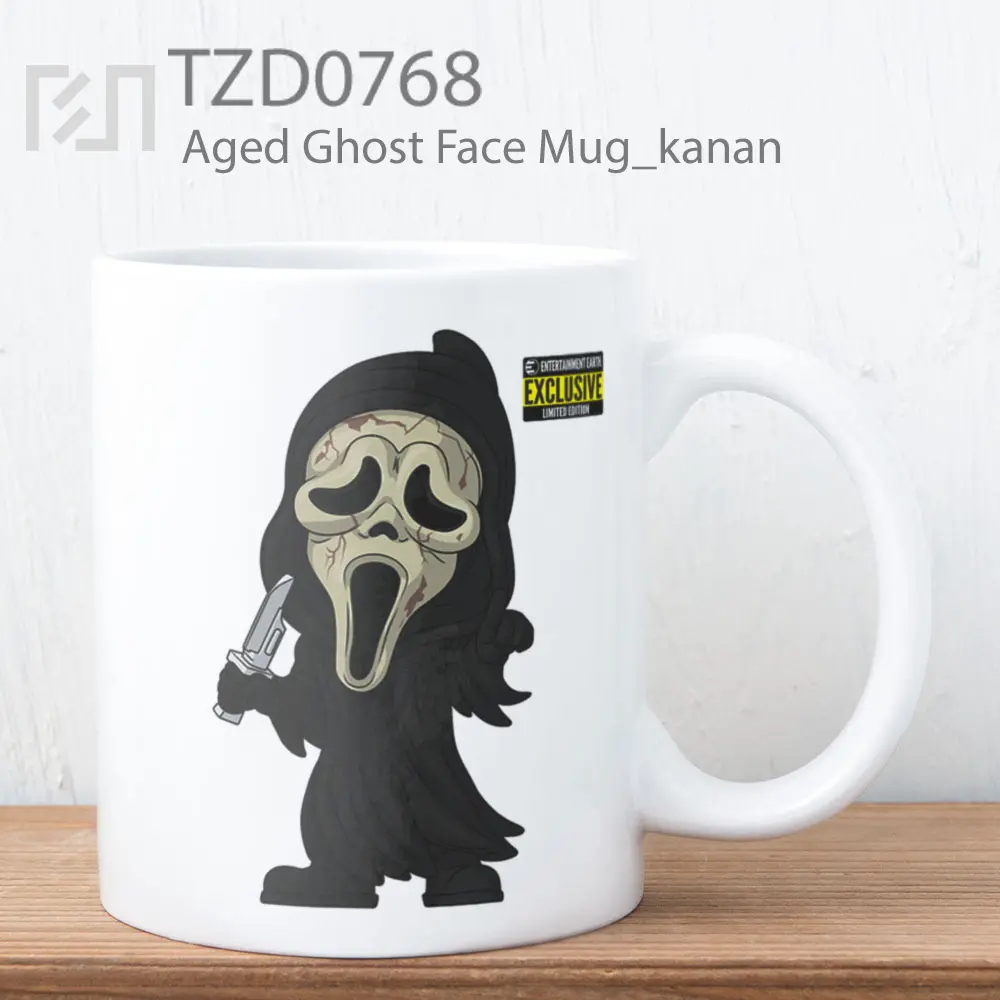 Aged Ghost Face Mug