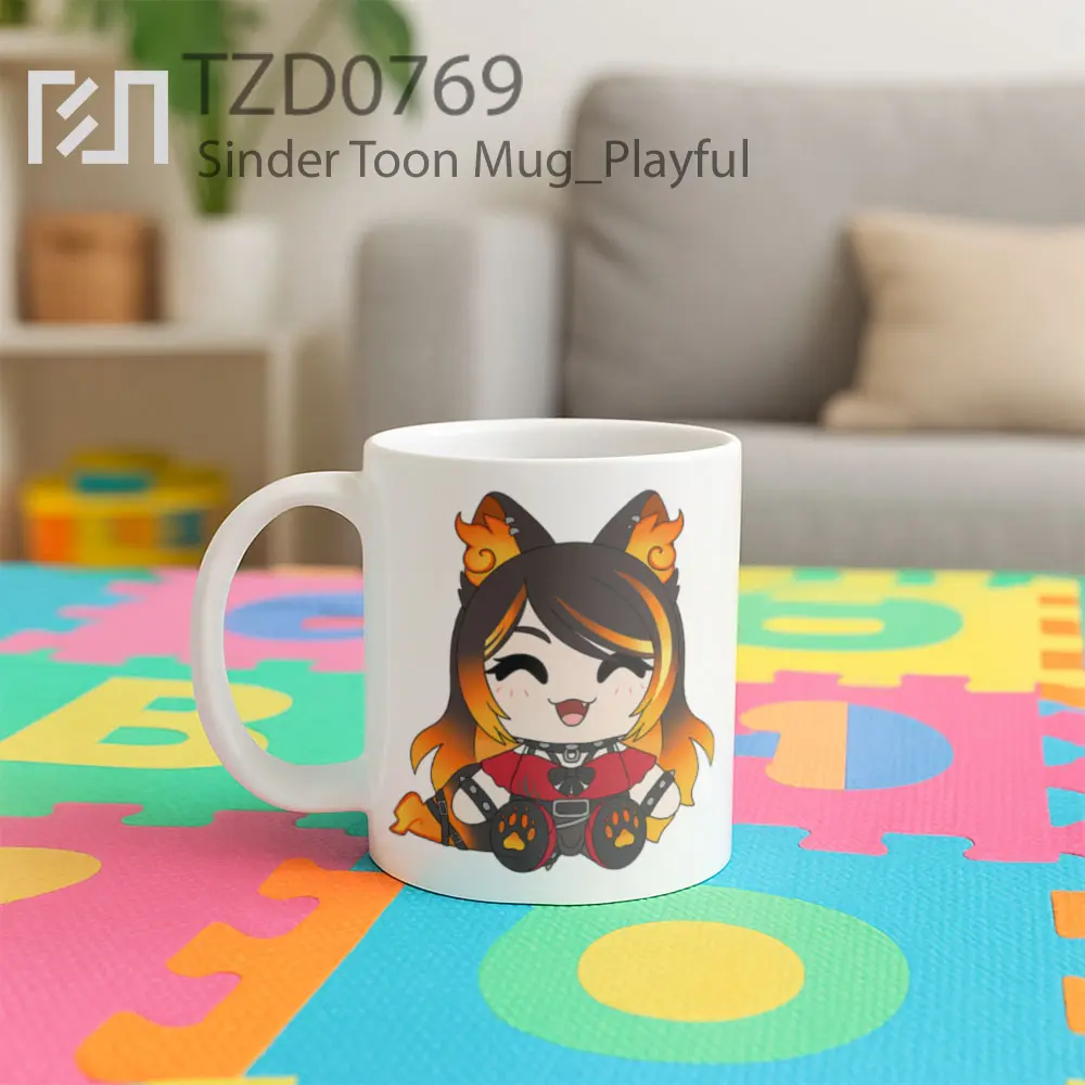 Sinder Toon Mug - All-side / Desain