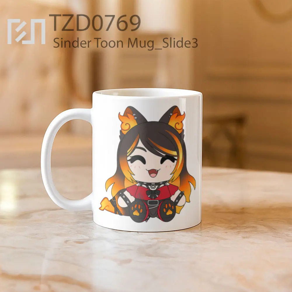 Sinder Toon Mug - All-side / Desain