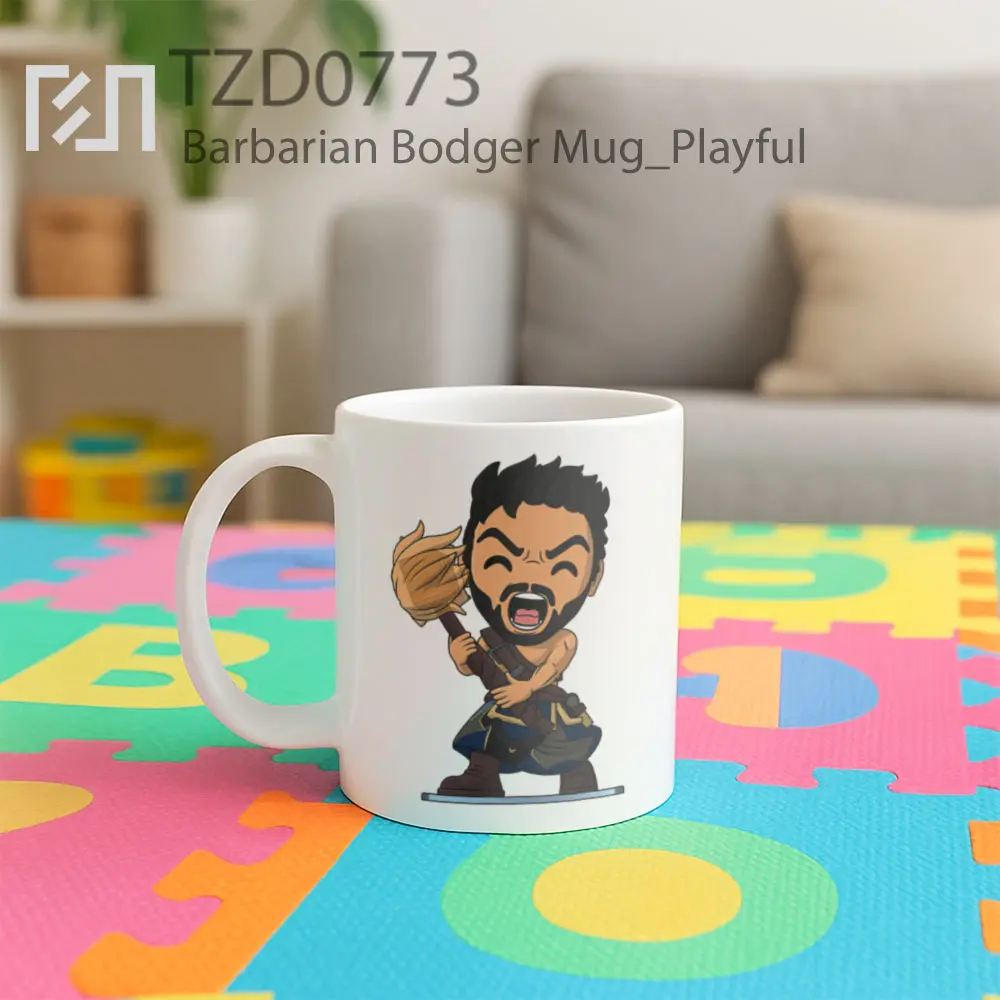 Barbarian Bodger Mug - All-side / Desain