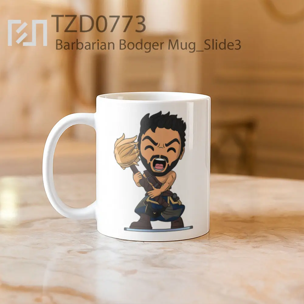 Barbarian Bodger Mug - All-side / Desain