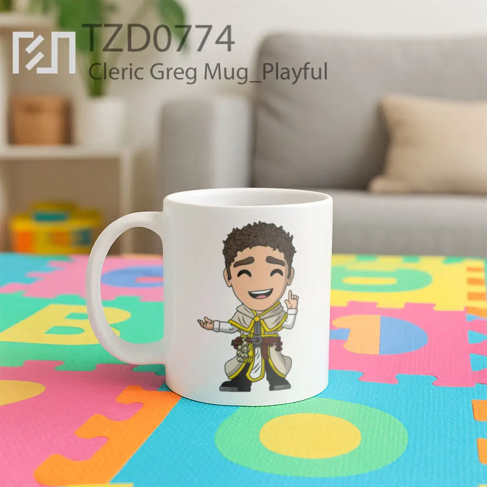 Cleric Greg Mug - All-side / Desain