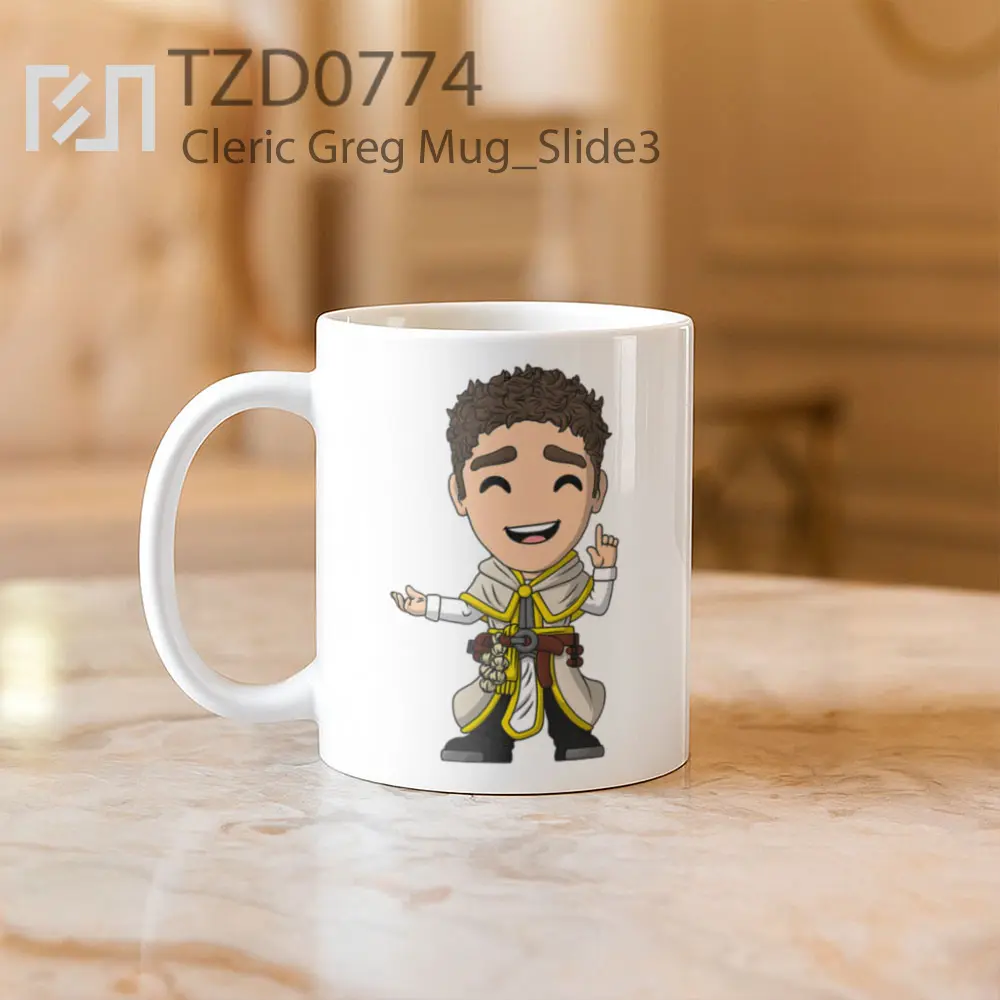 Cleric Greg Mug - All-side / Desain