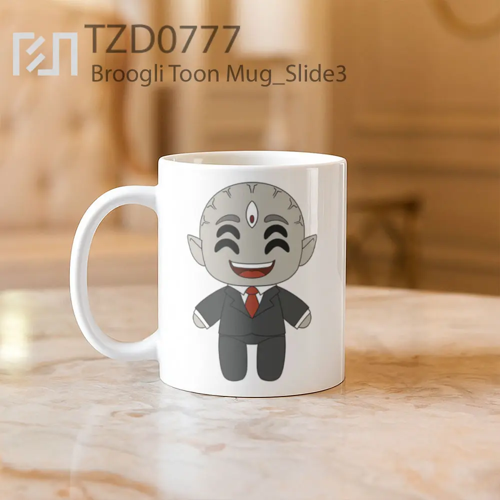 Broogli Toon Mug - All-side / Desain
