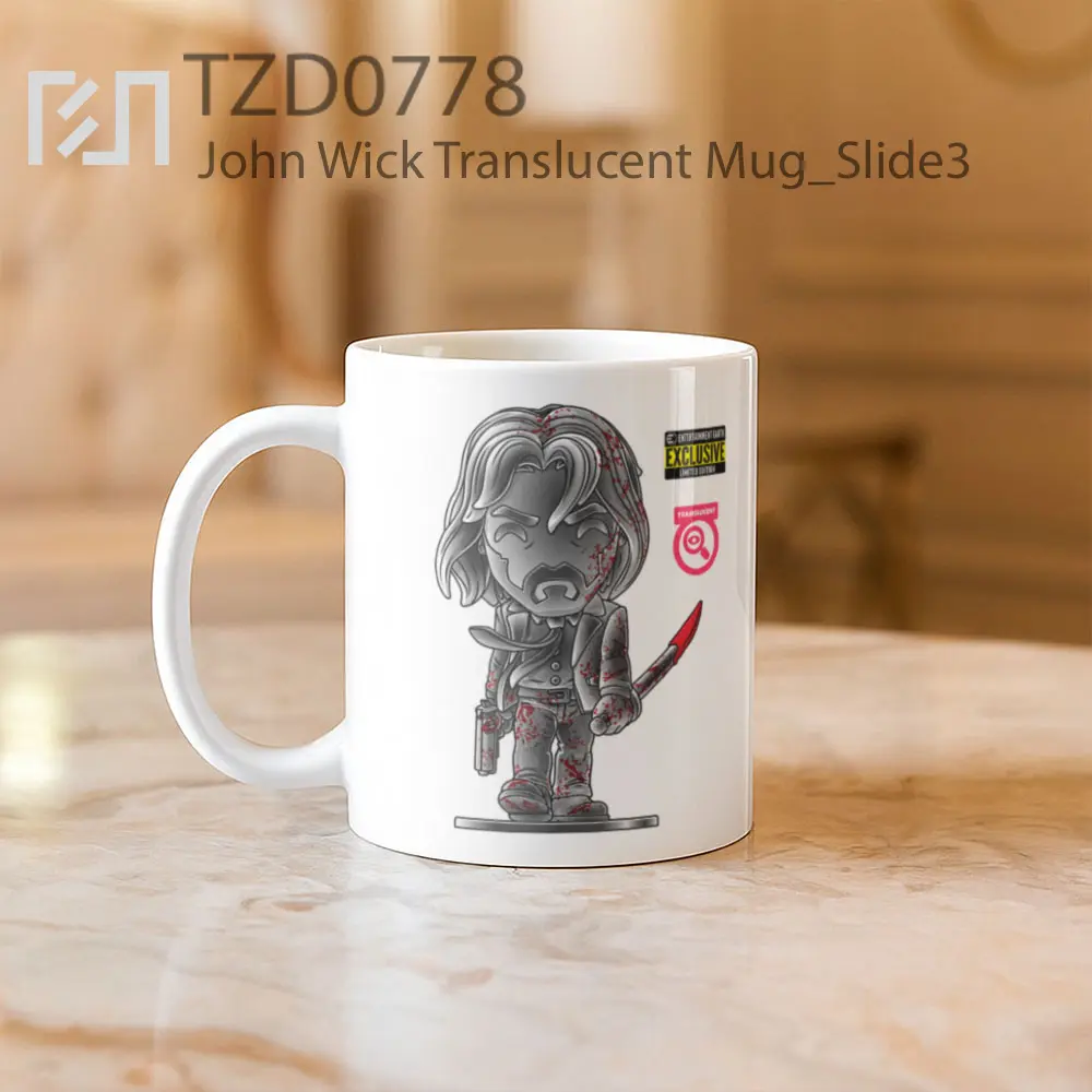 John Wick Translucent Mug - All-side / Desain