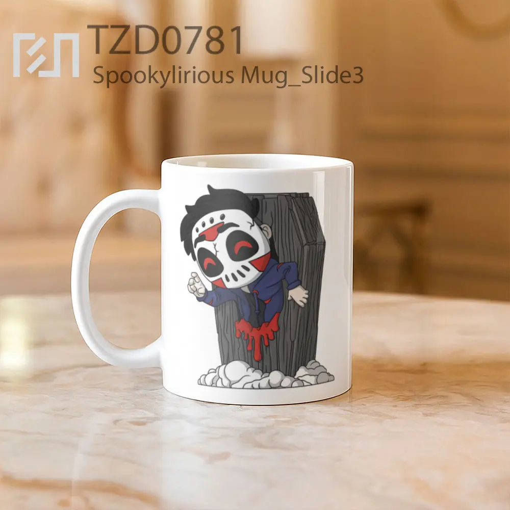 Spookylirious Mug - All-side / Desain