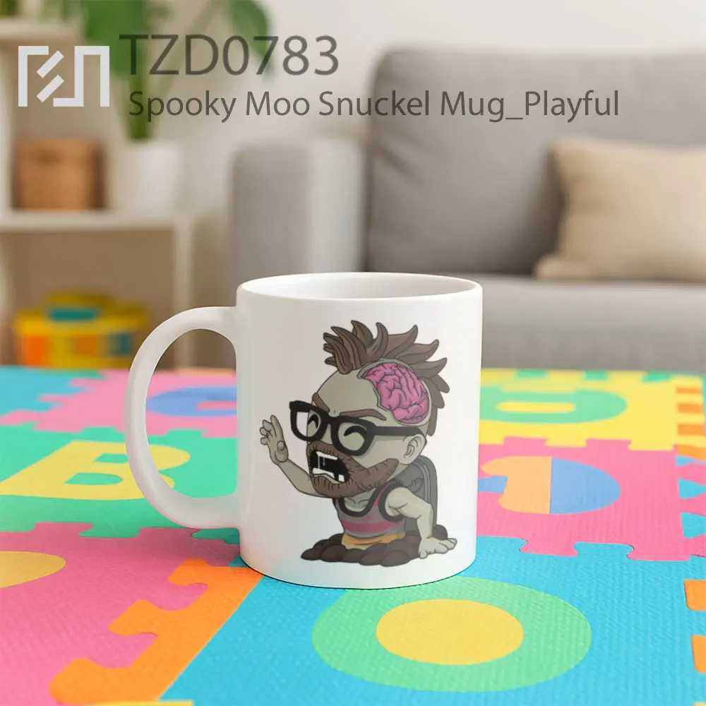 Spooky Moo Snuckel Mug - All-side / Desain