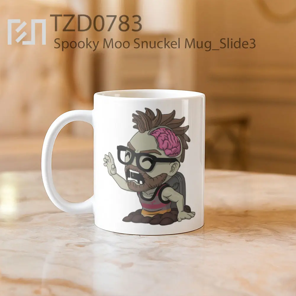 Spooky Moo Snuckel Mug - All-side / Desain