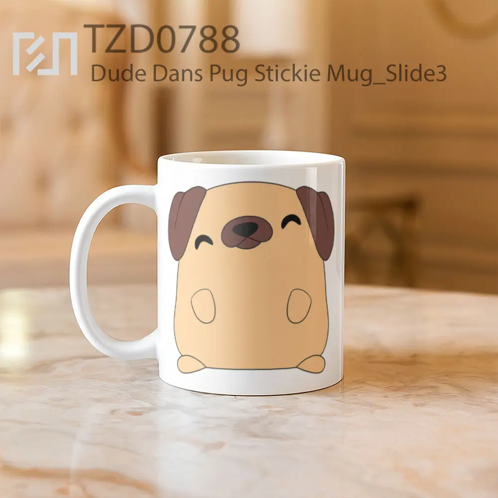 Dude Dans Pug Stickie Mug - All-side / Desain
