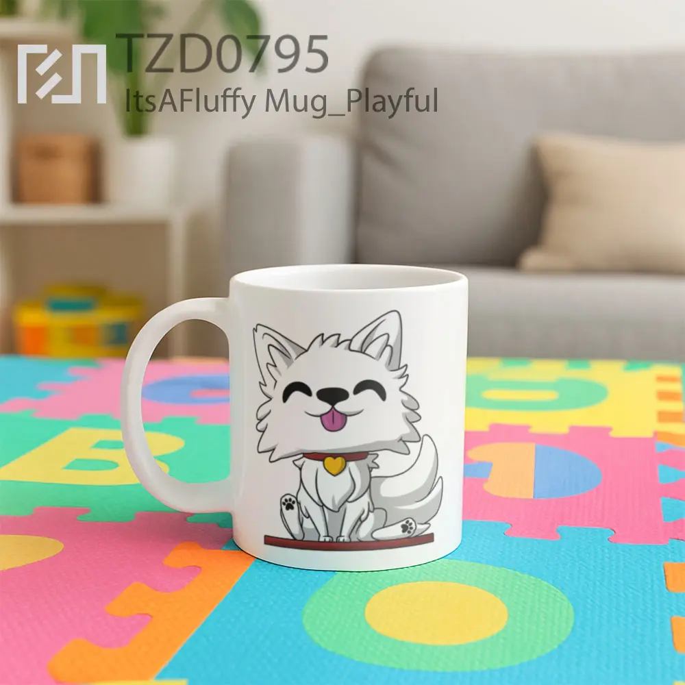 ItsAFluffy Mug - All-side / Desain