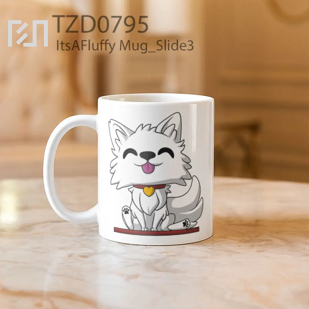 ItsAFluffy Mug - All-side / Desain