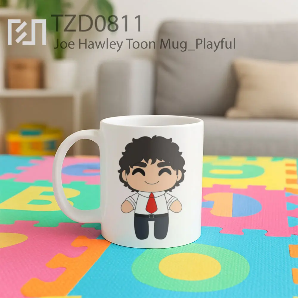 Joe Hawley Toon Mug - All-side / Desain