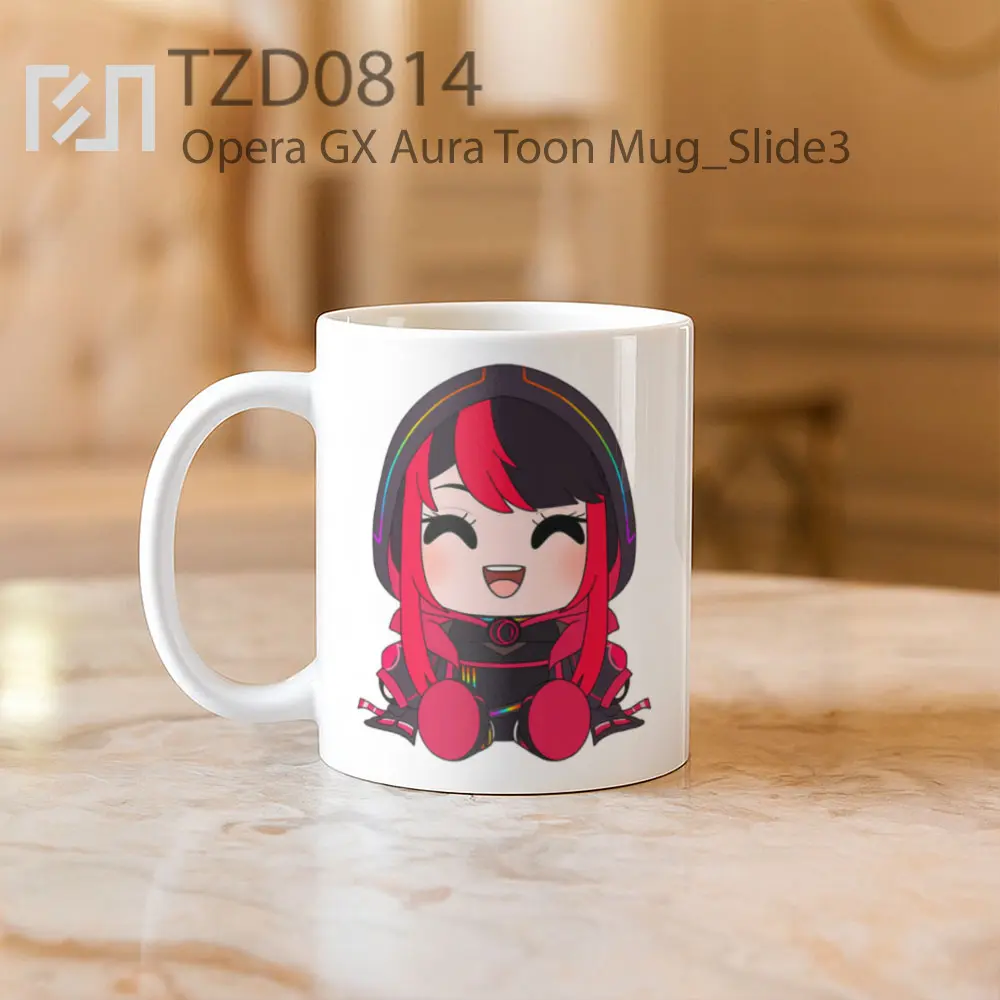 Opera GX Aura Toon Mug - All-side / Desain