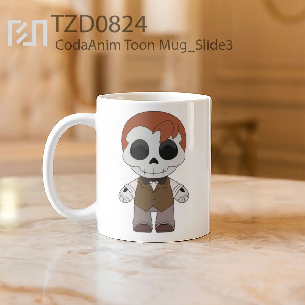 CodaAnim Toon Mug - All-side / Desain