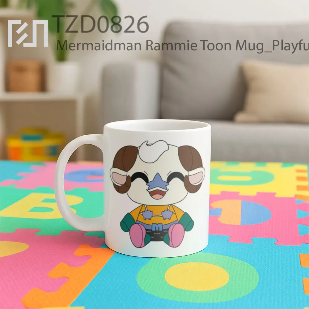 Mermaidman Rammie Toon Mug - All-side / Desain