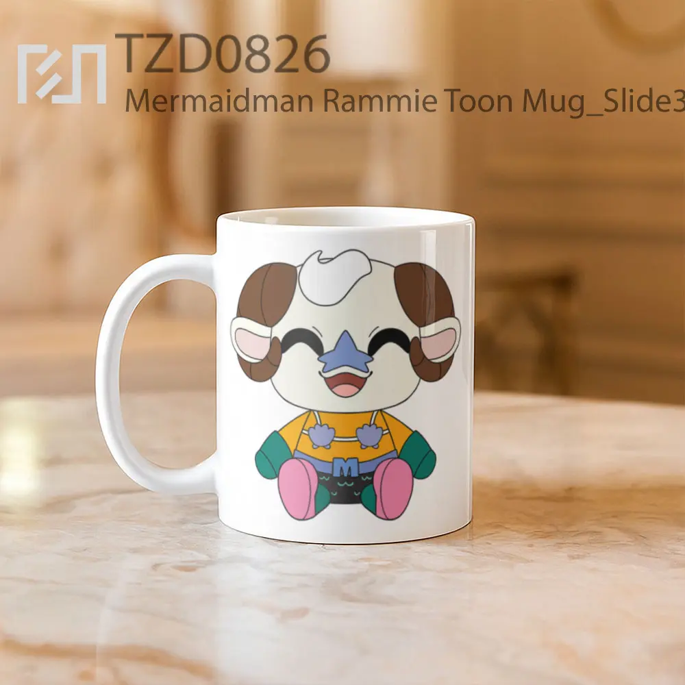 Mermaidman Rammie Toon Mug - All-side / Desain
