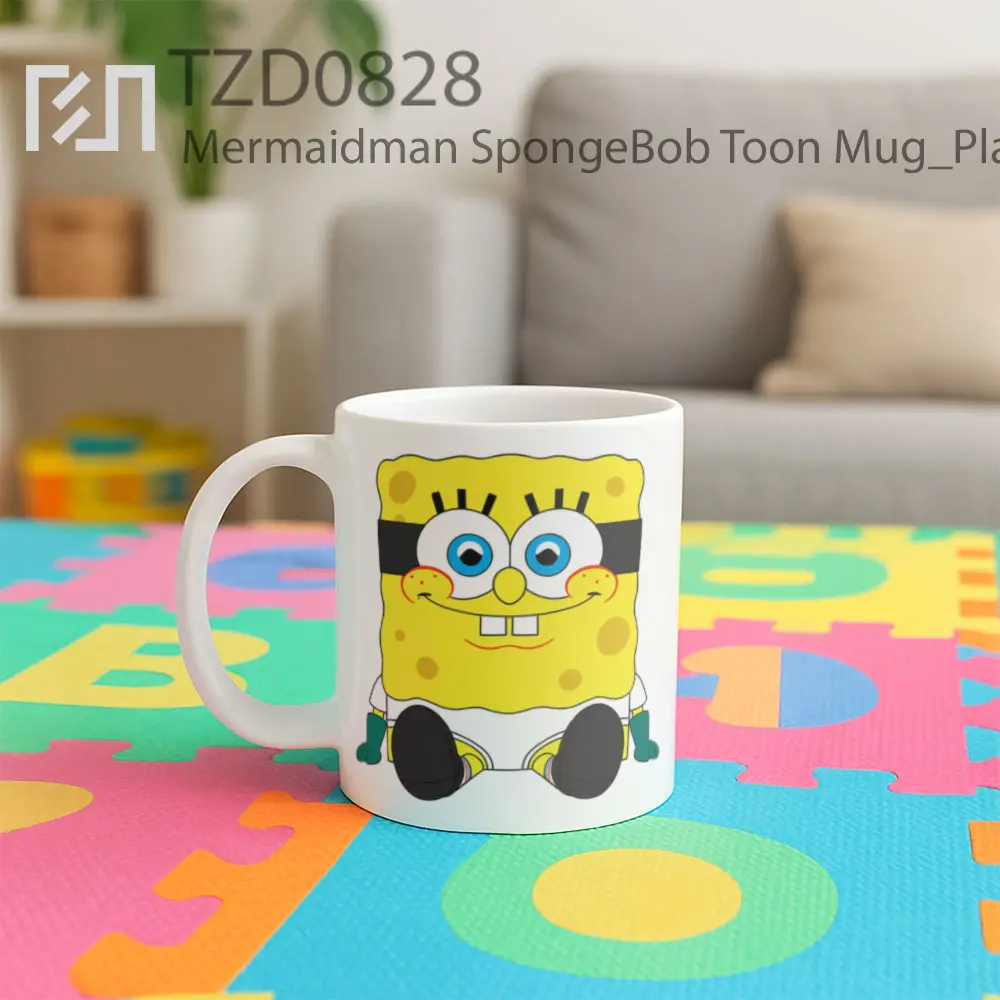 Mermaidman SpongeBob Toon Mug - All-side / Desain