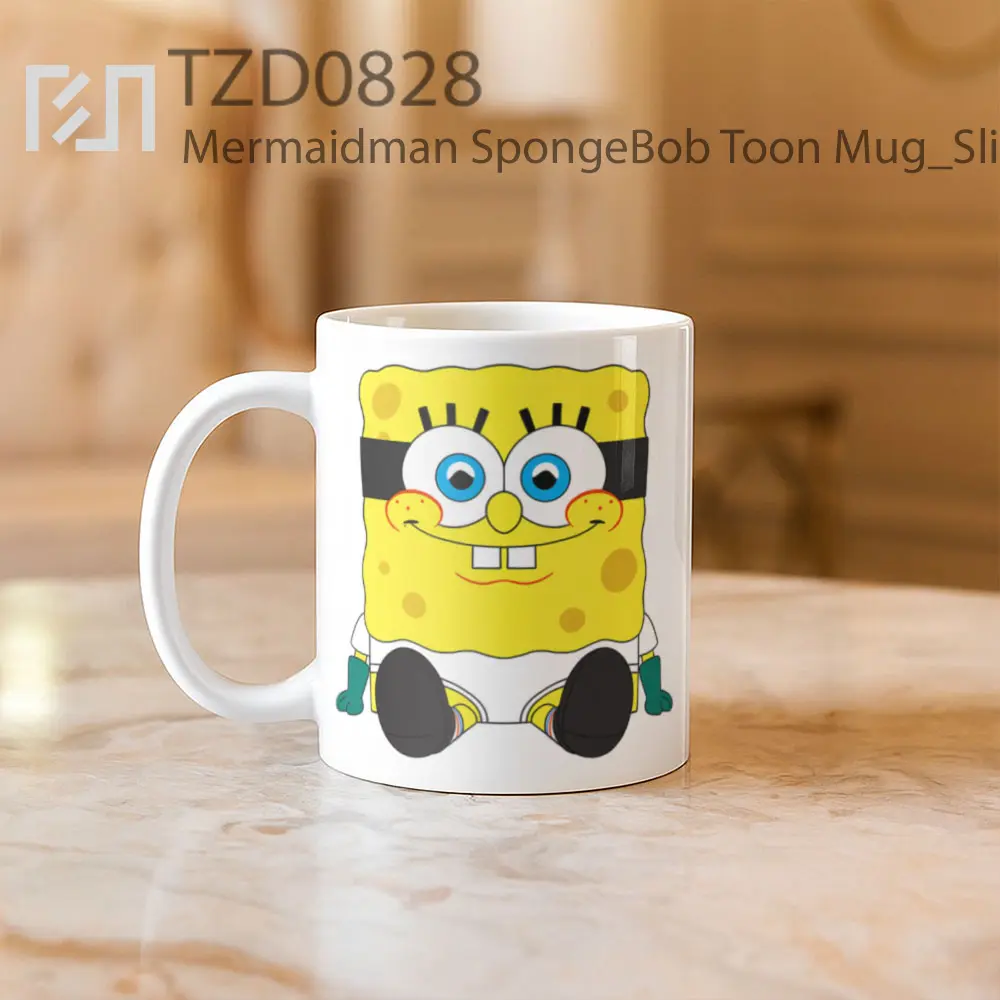Mermaidman SpongeBob Toon Mug - All-side / Desain