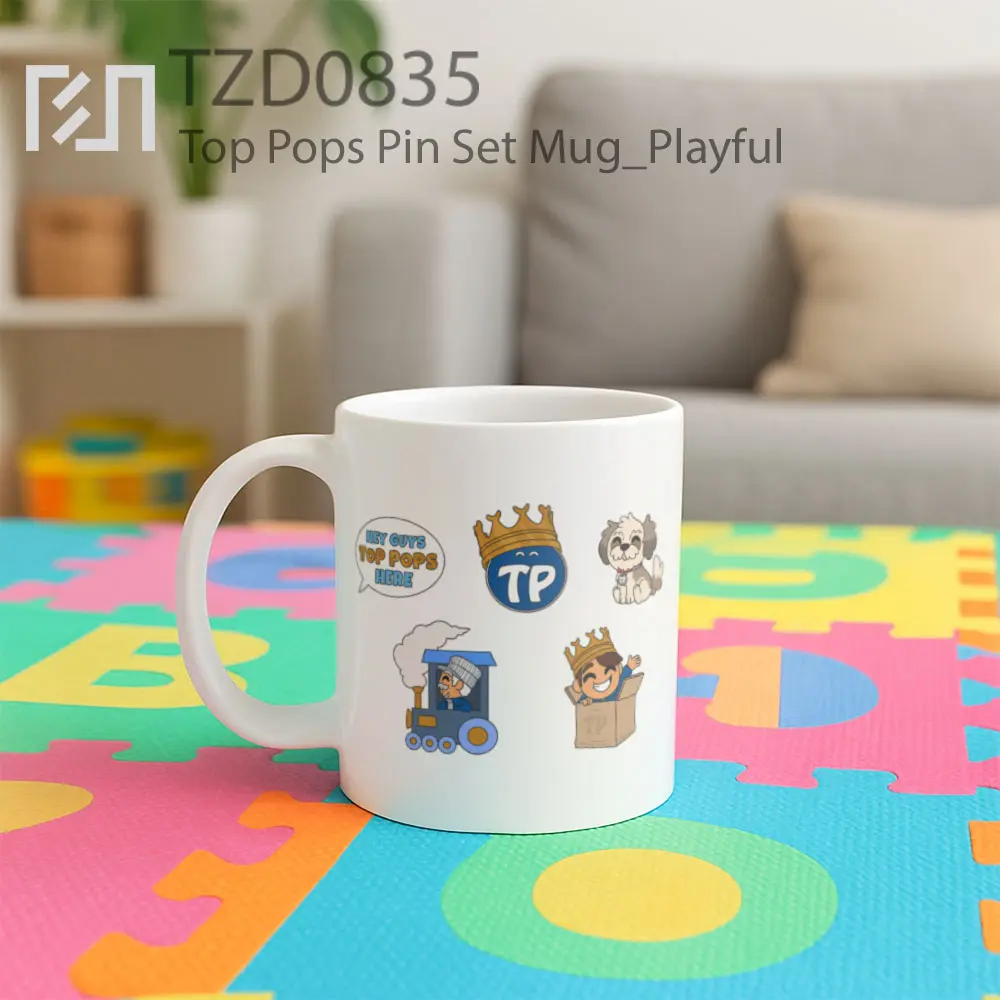 Top Pops Pin Set Mug - All-side / Desain