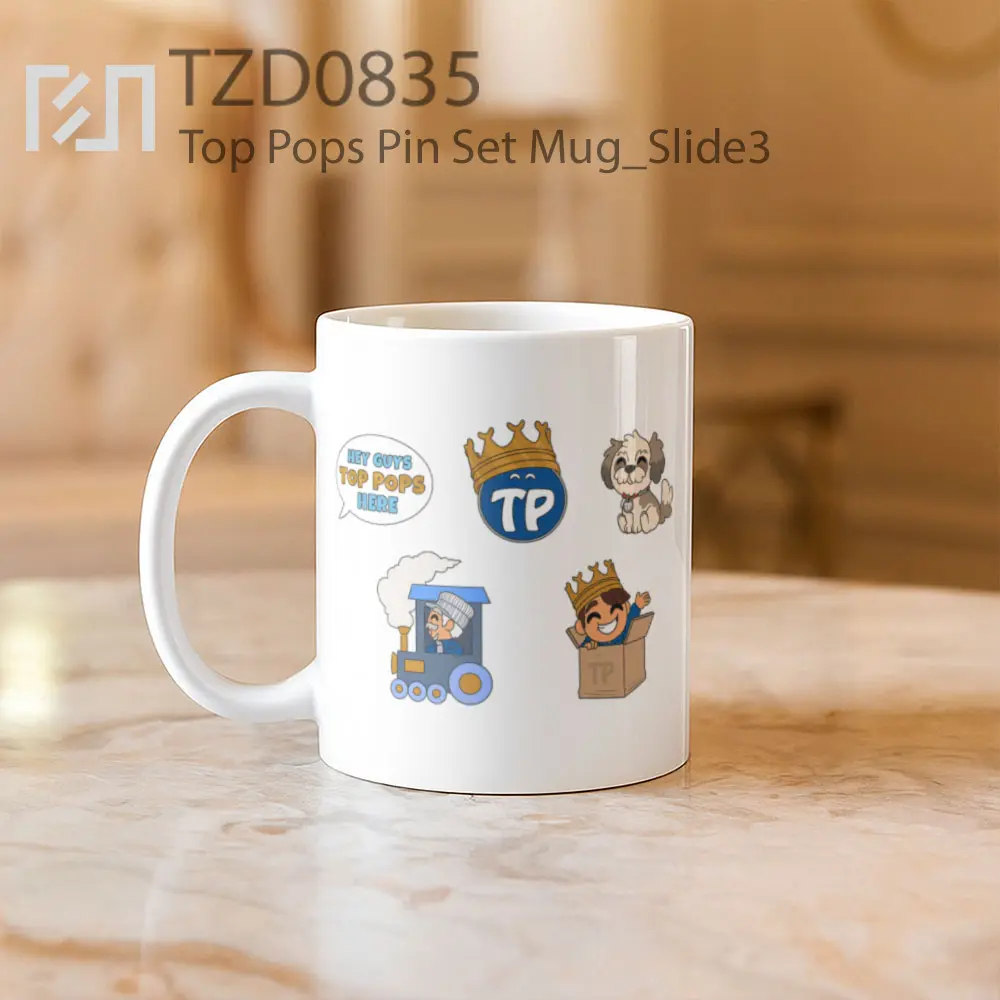 Top Pops Pin Set Mug - All-side / Desain