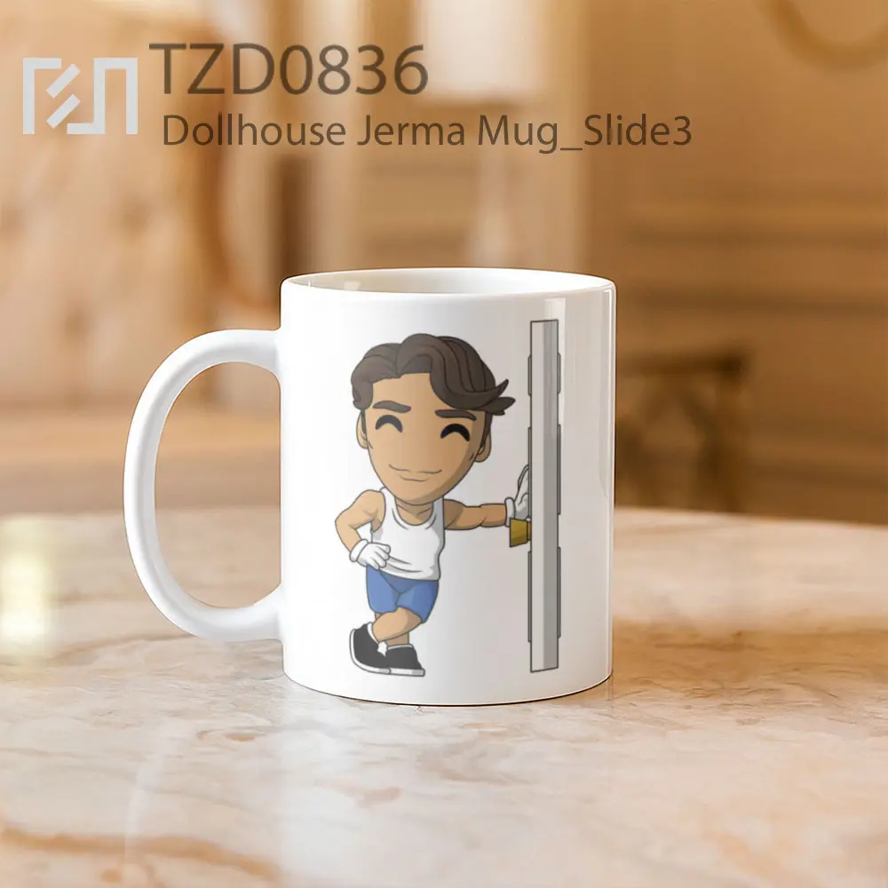 Dollhouse Jerma Mug - All-side / Desain