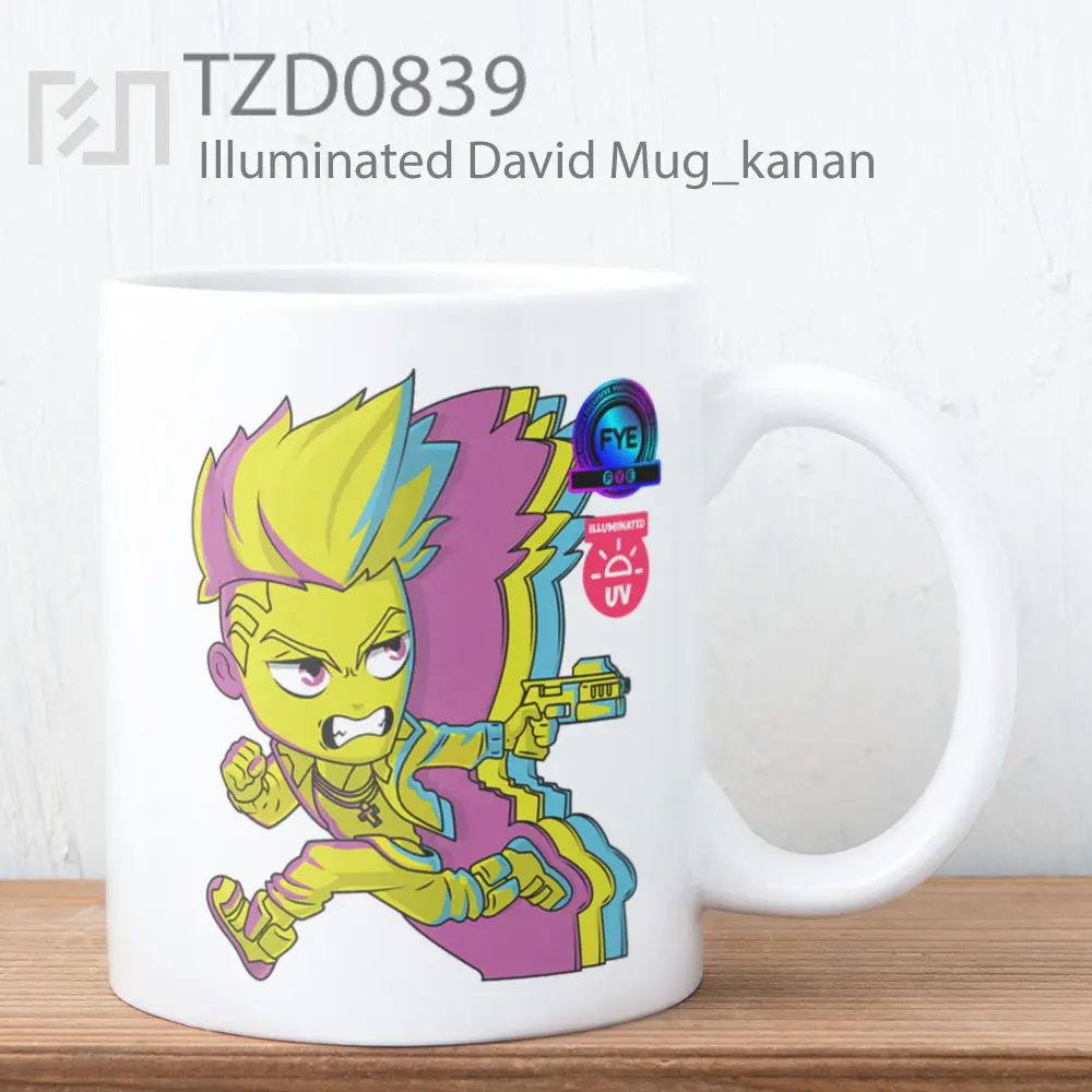 Illuminated David Mug