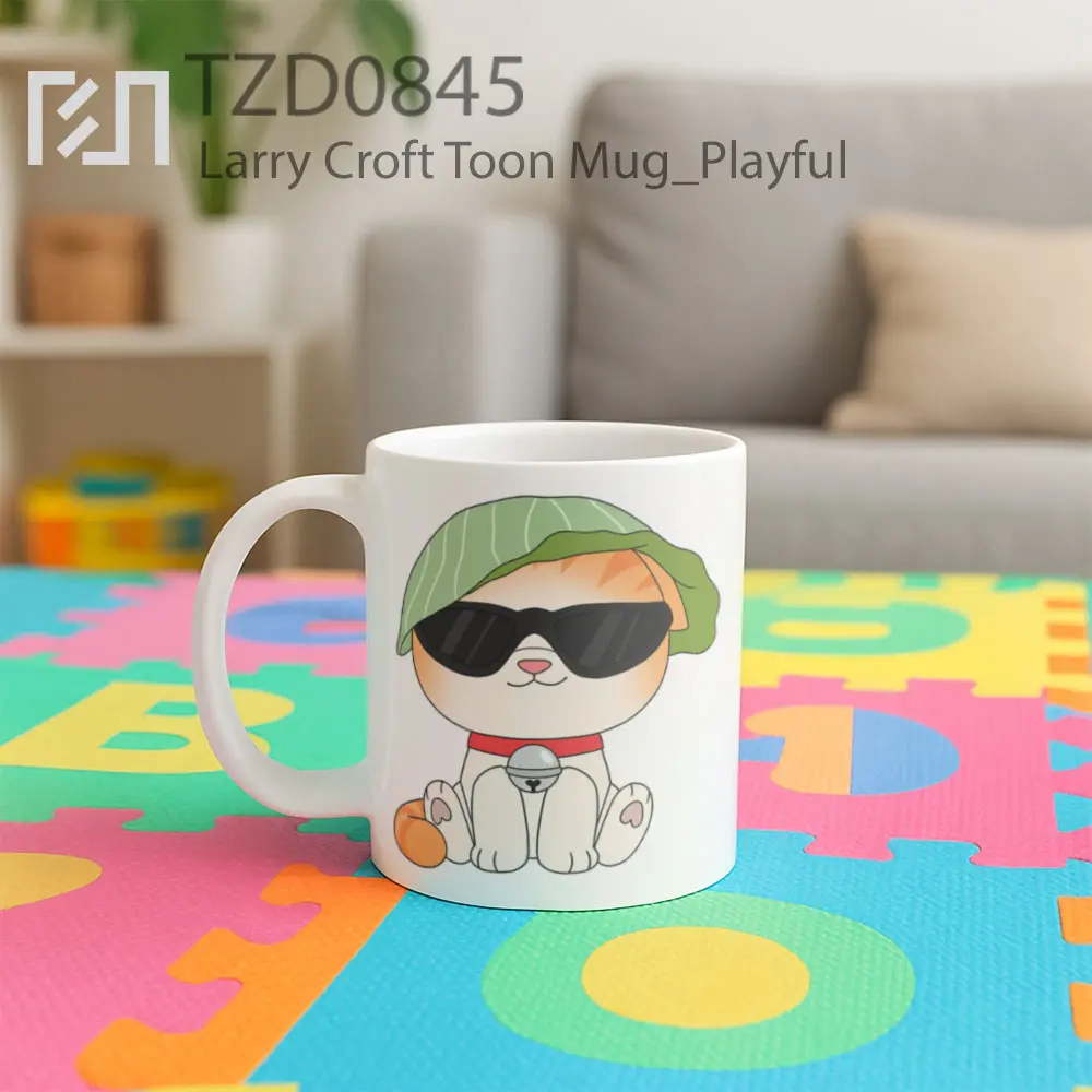 Larry Croft Toon Mug - All-side / Desain