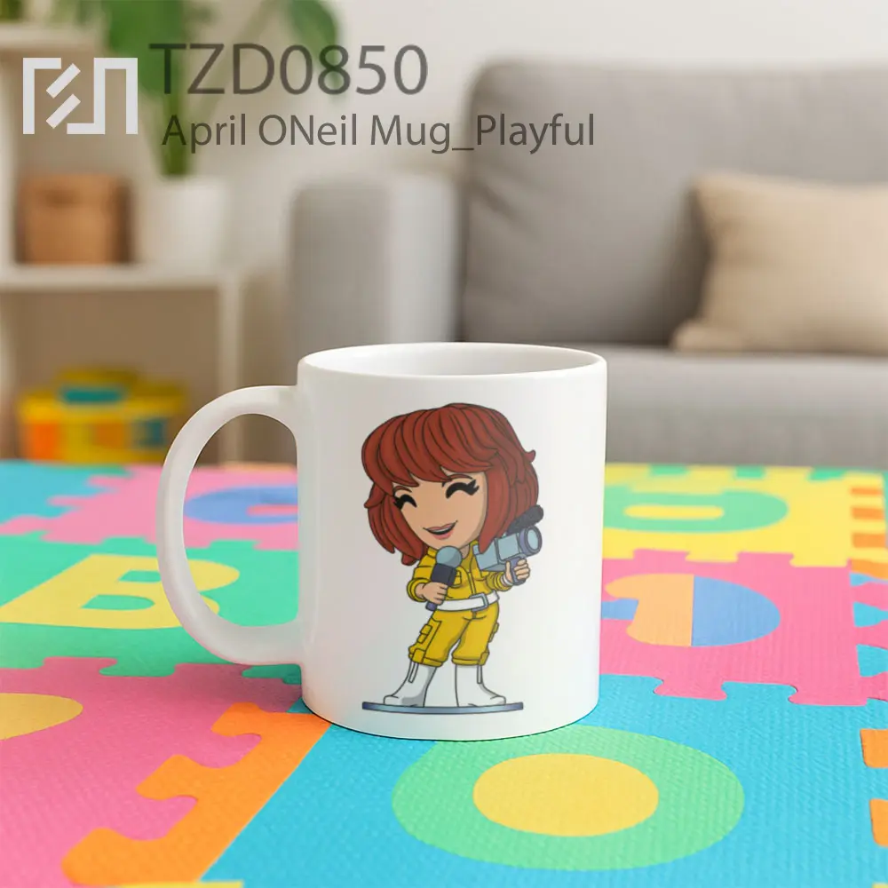 April ONeil Mug - All-side / Desain