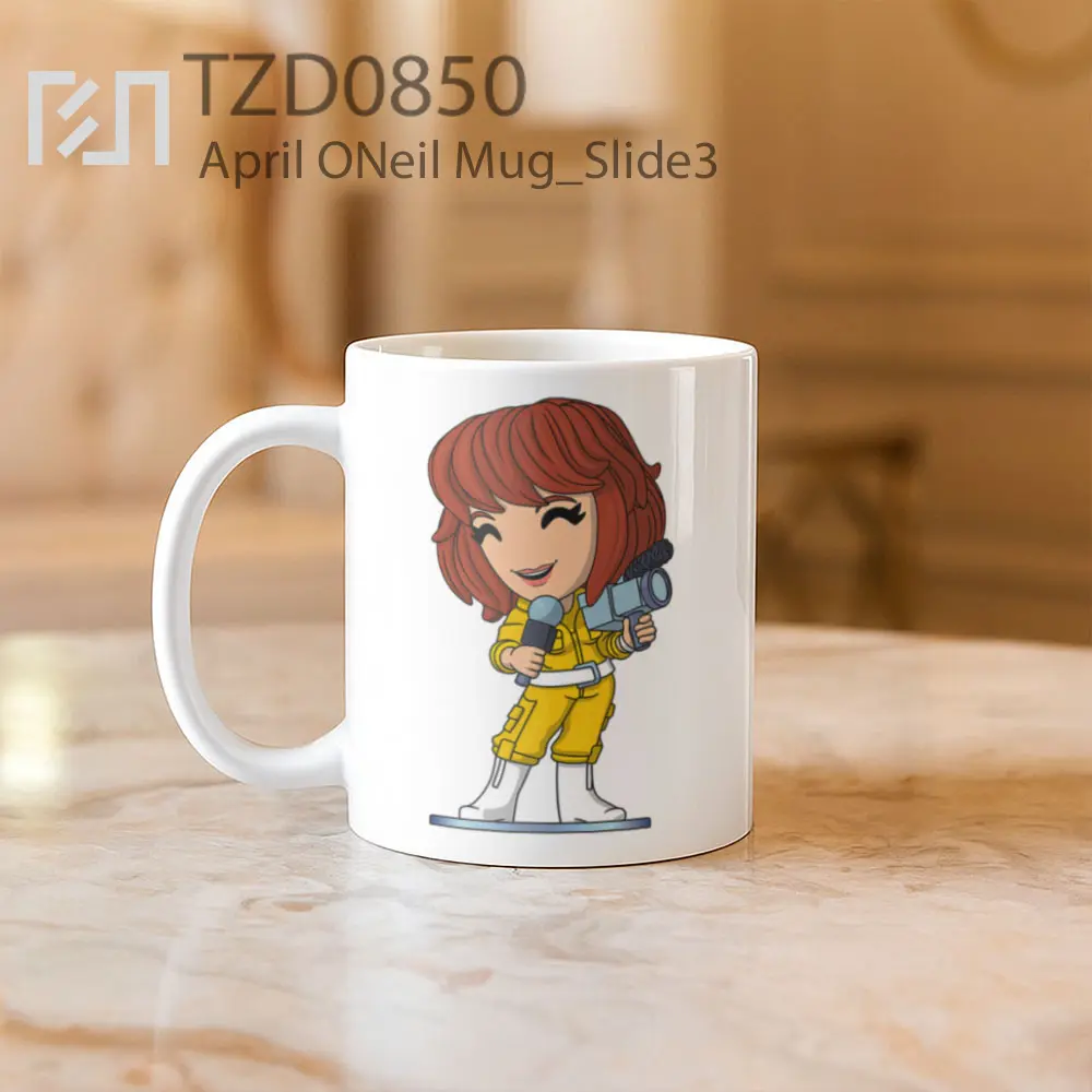 April ONeil Mug - All-side / Desain