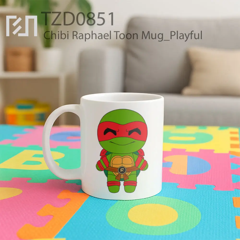 Chibi Raphael Toon Mug - All-side / Desain