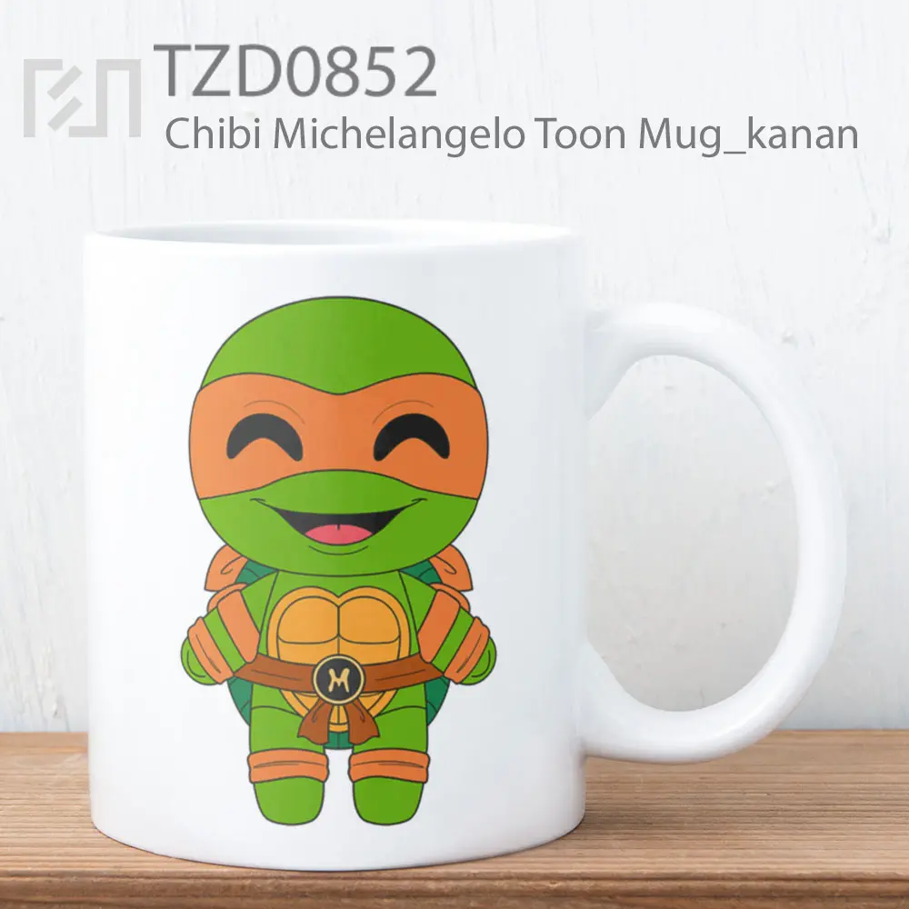 Chibi Michelangelo Toon Mug