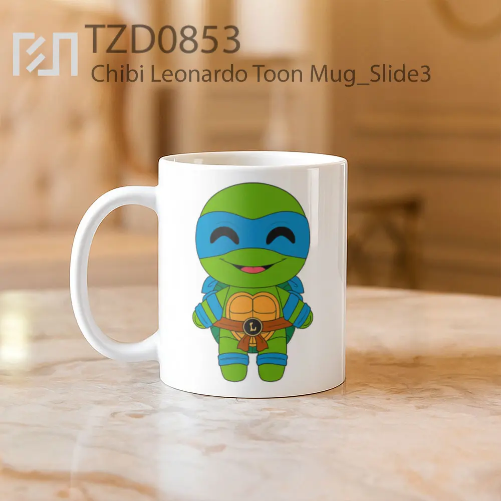 Chibi Leonardo Toon Mug - All-side / Desain