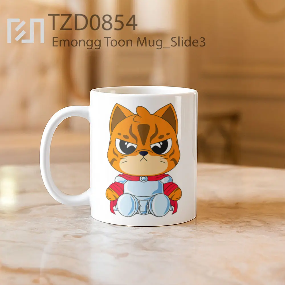 Emongg Toon Mug - All-side / Desain