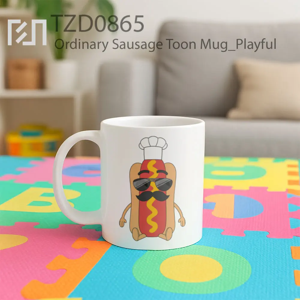 Ordinary Sausage Toon Mug - All-side / Desain