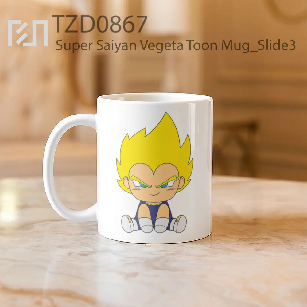Super Saiyan Vegeta Toon Mug - All-side / Desain