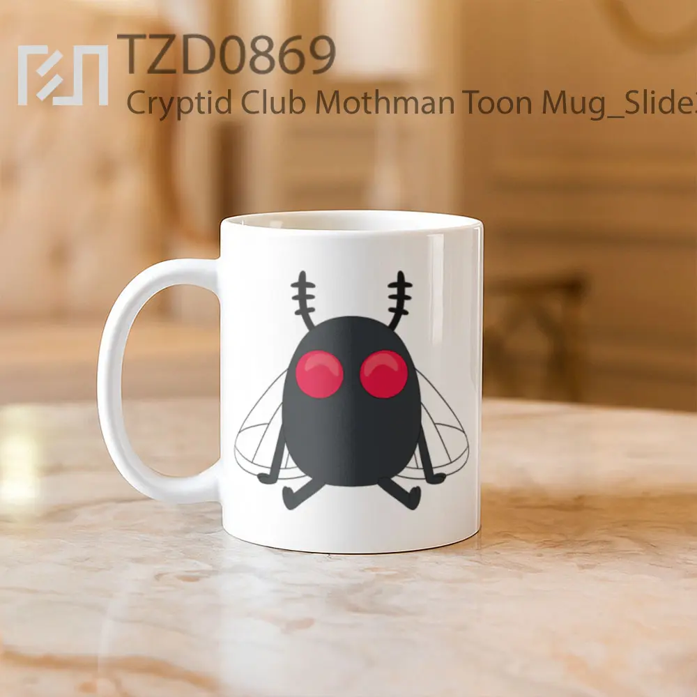 Cryptid Club Mothman Toon Mug - All-side / Desain