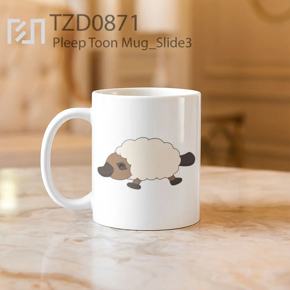 Pleep Toon Mug - All-side / Desain
