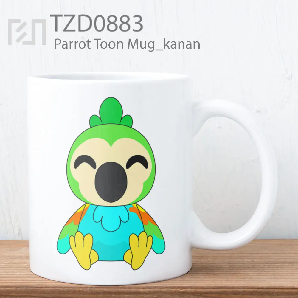 Mug Keramik Premium SNI - Parrot Toon Mug