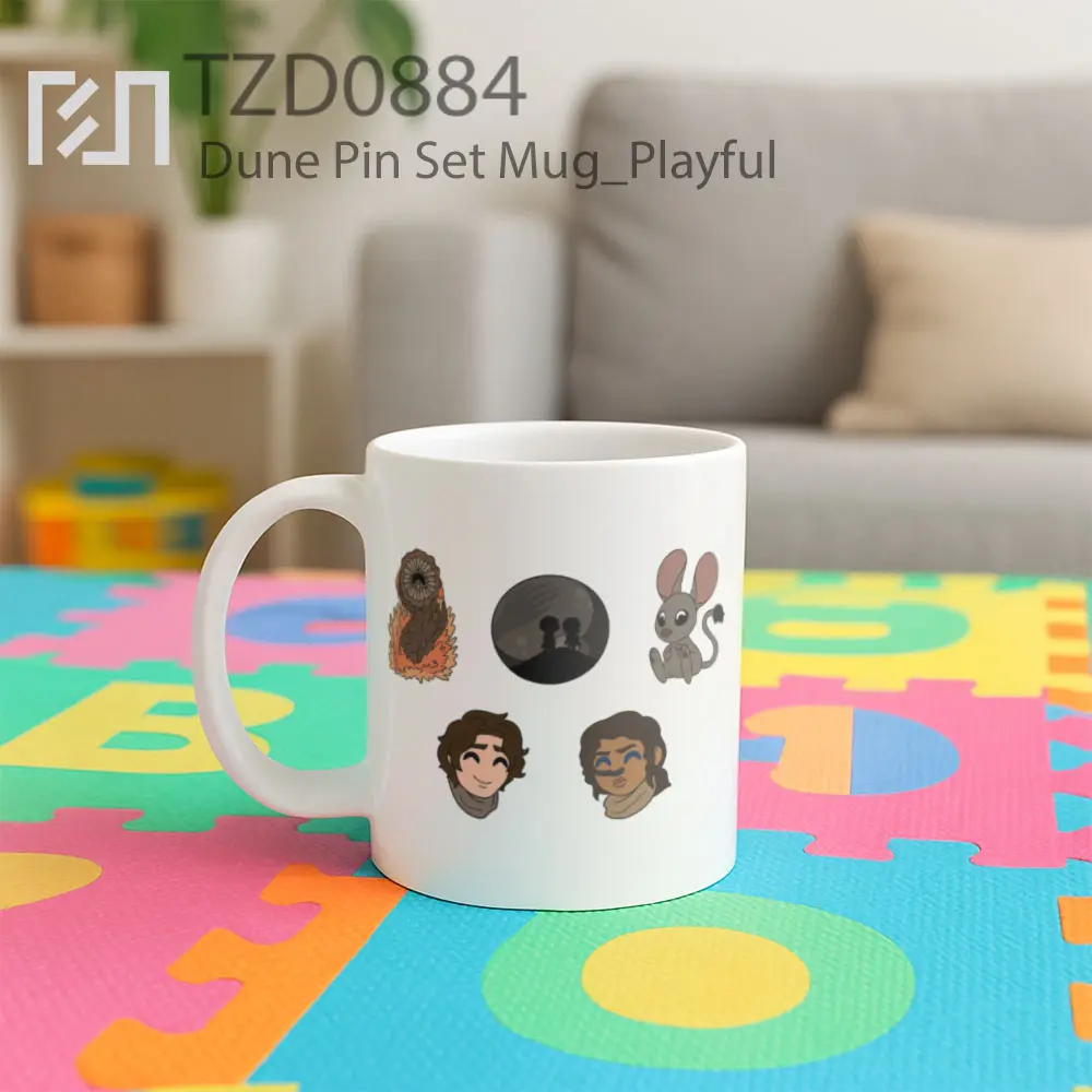Dune Pin Set Mug - All-side / Desain