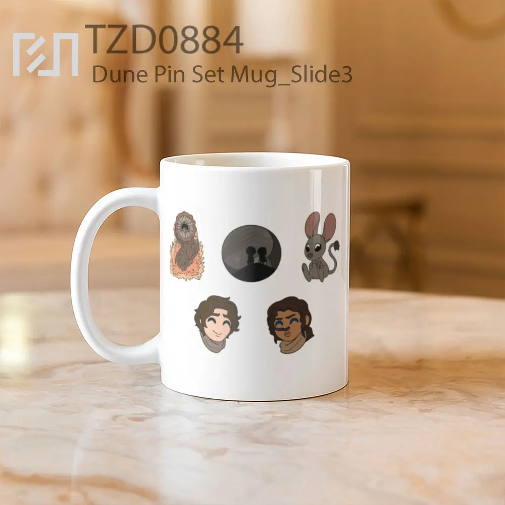 Dune Pin Set Mug - All-side / Desain