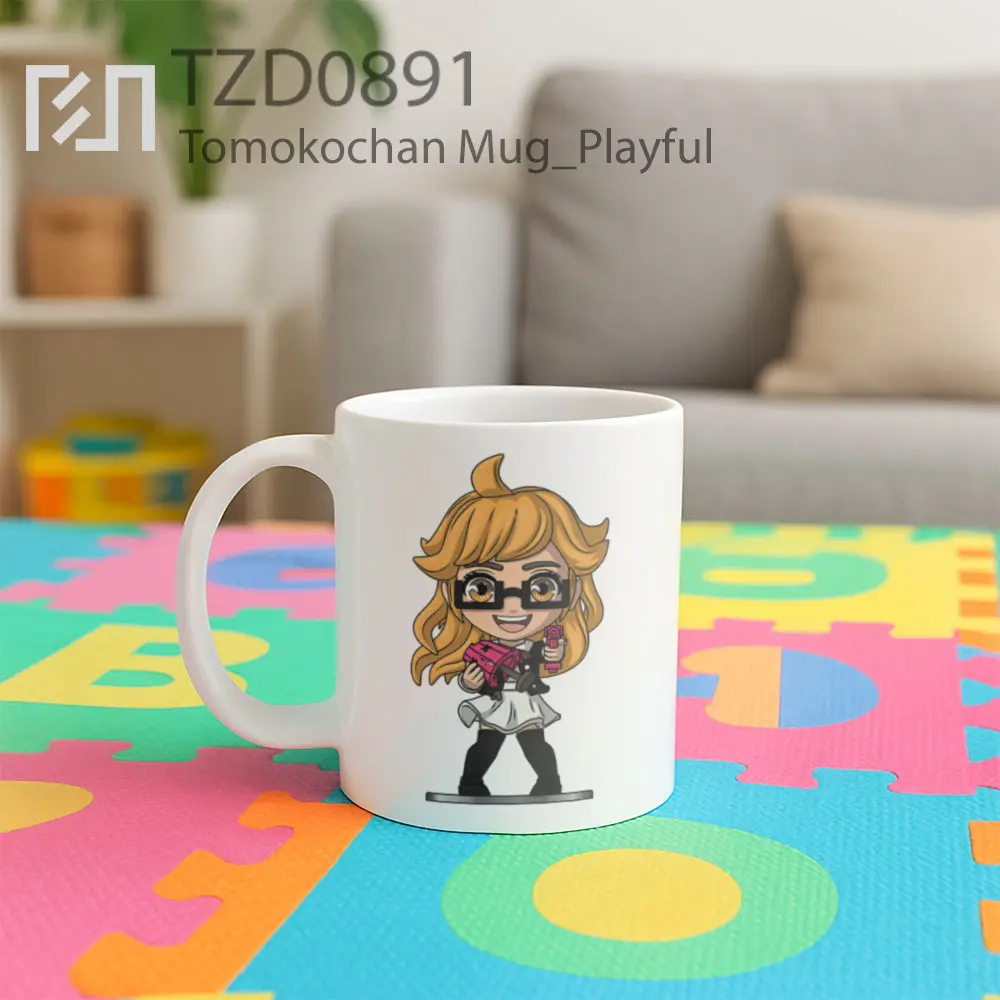 Tomokochan Mug - All-side / Desain