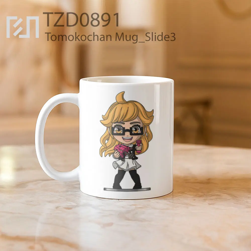 Tomokochan Mug - All-side / Desain