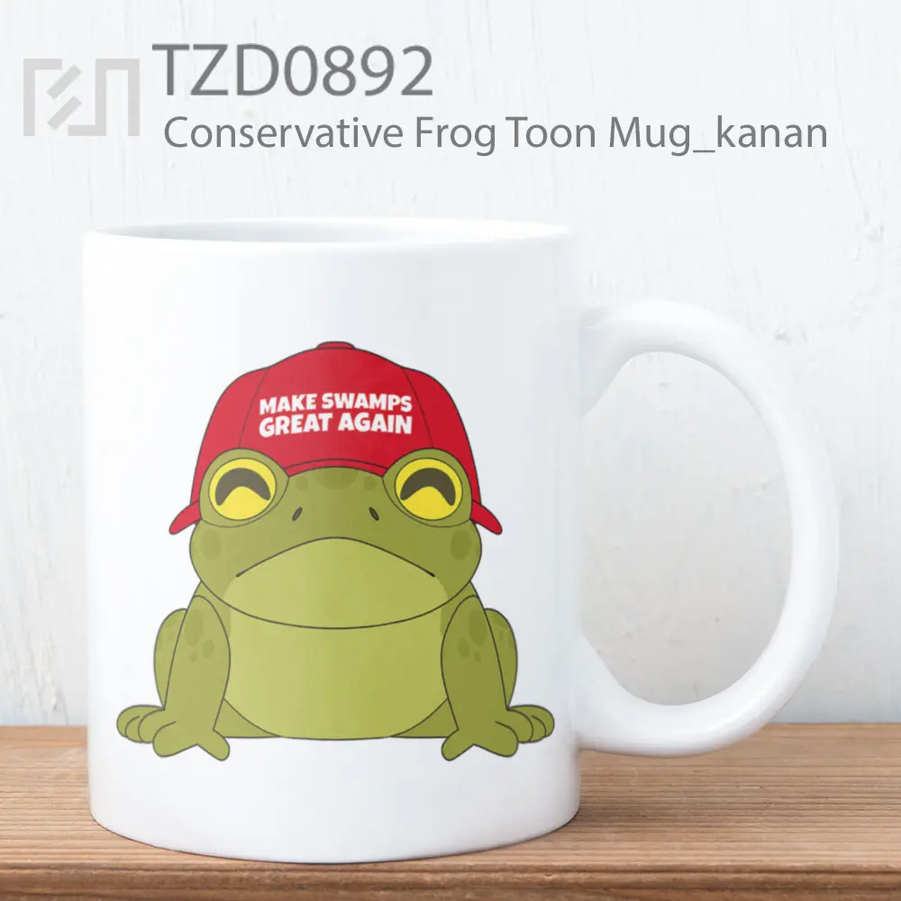 Conservative Frog Toon Mug