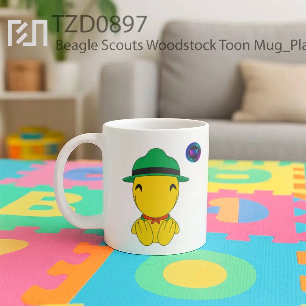 Beagle Scouts Woodstock Toon Mug - All-side / Desain