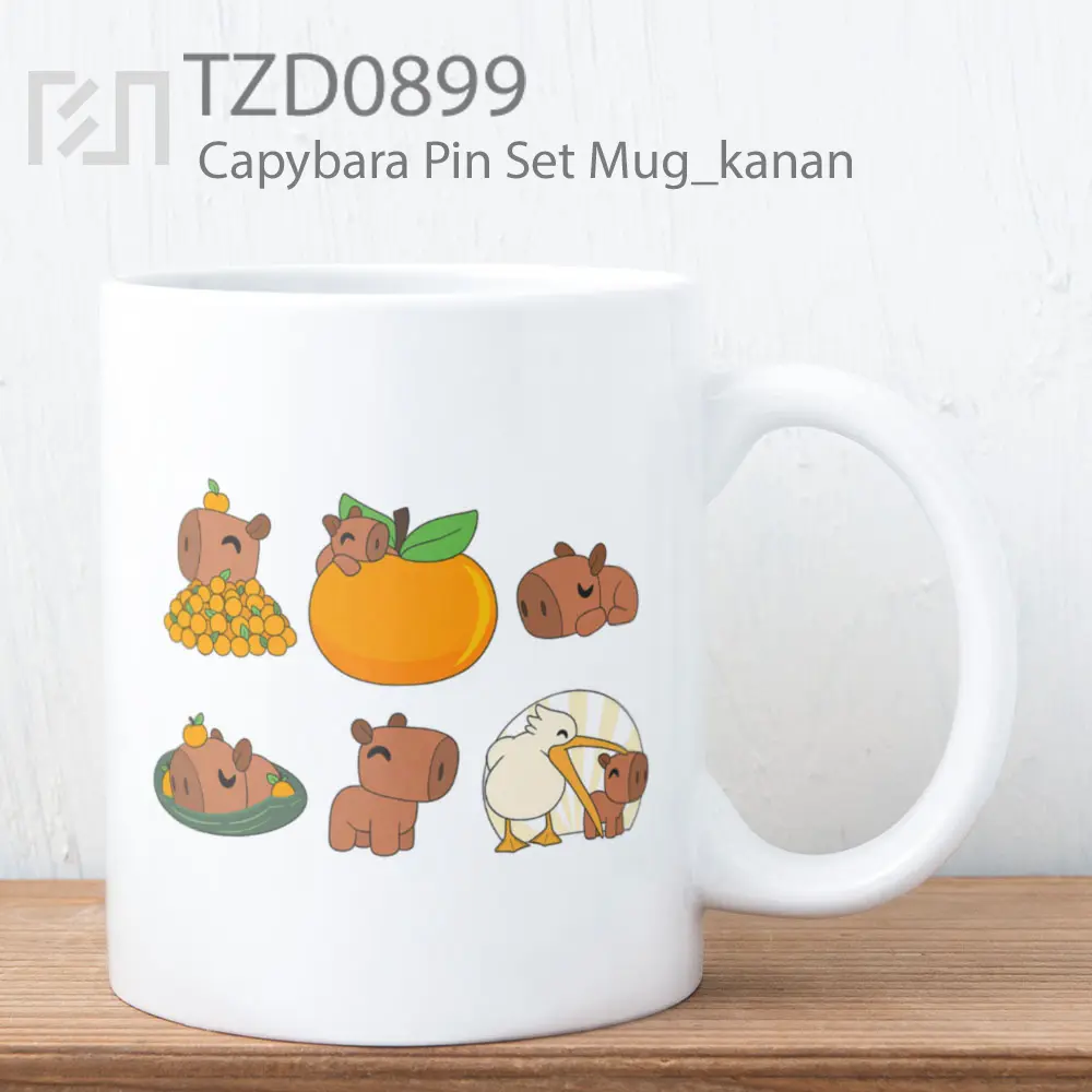 Capybara Pin Set Mug