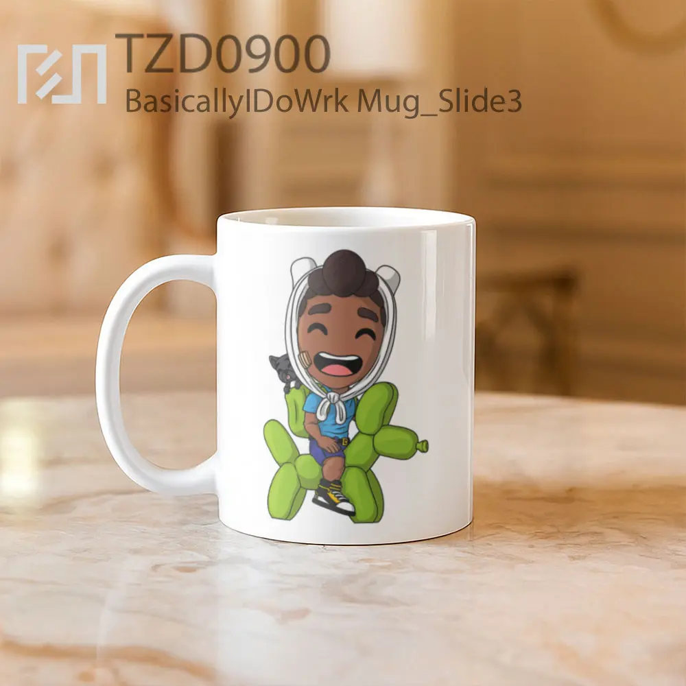 BasicallyIDoWrk Mug - All-side / Desain