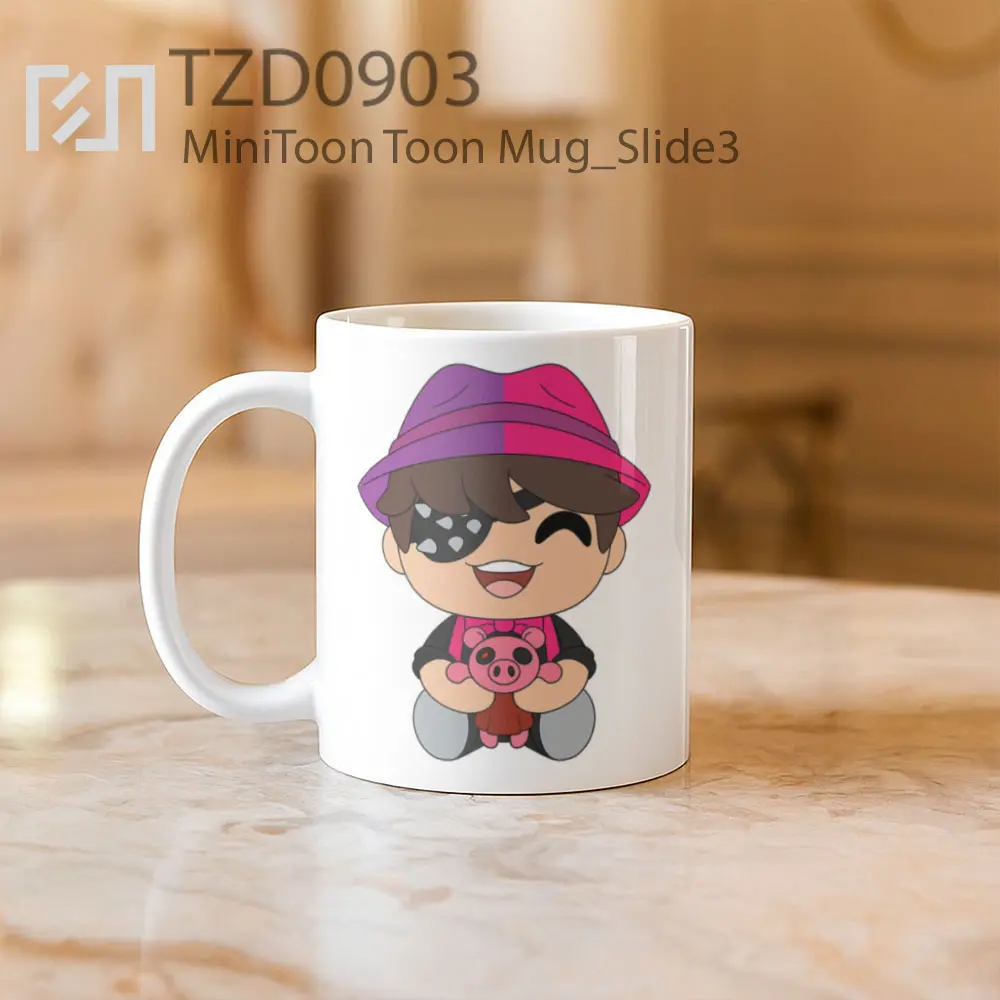 MiniToon Toon Mug - All-side / Desain