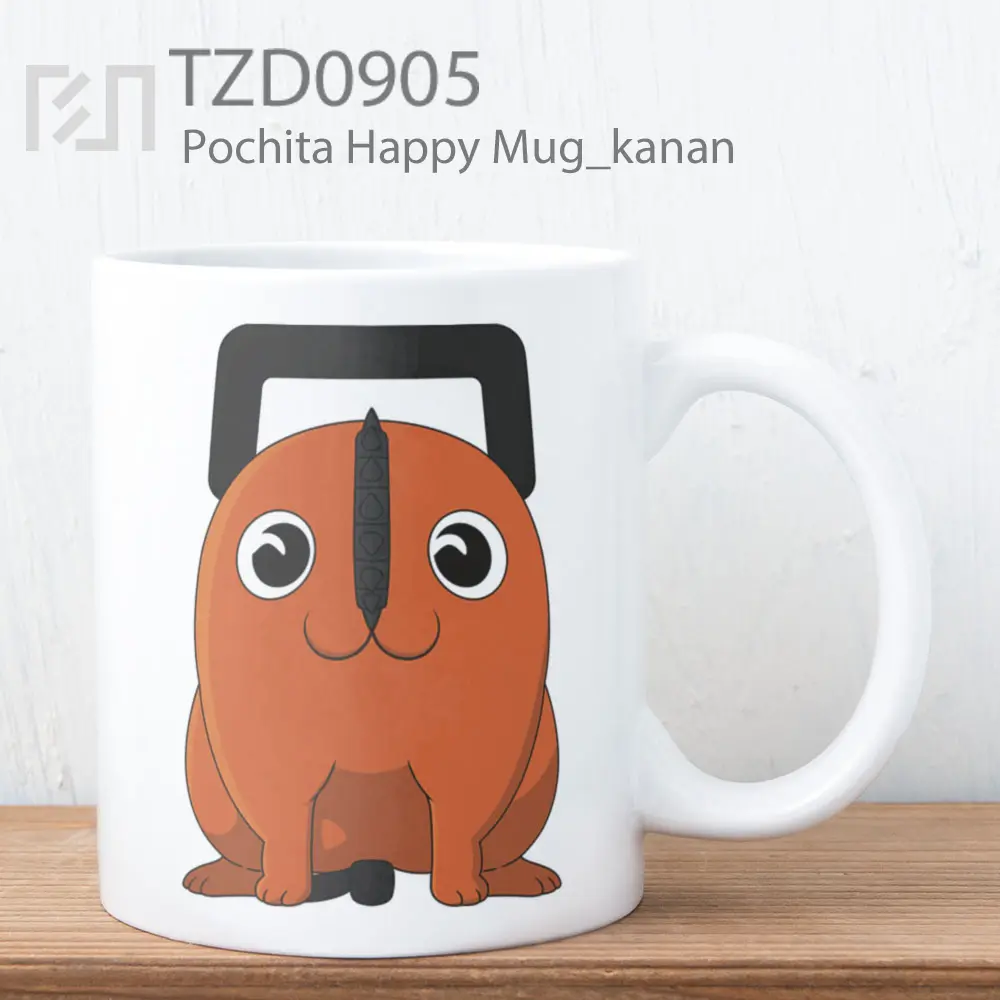 Pochita Happy Mug